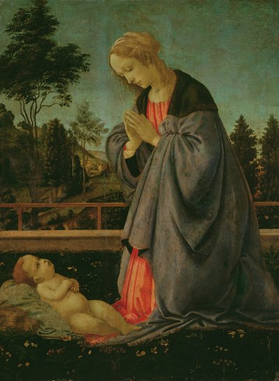 Anbetung des Kindes von Filippino Lippi