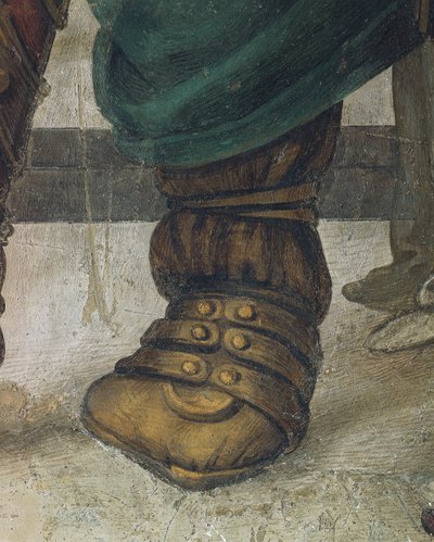 Der heilige Philipp vertreibt den Drachen aus dem Tempel von Hieropolis (Detail) von Filippino Lippi