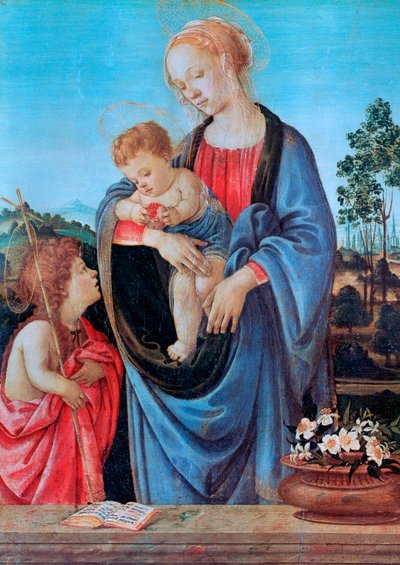 Die Jungfrau und das Kind mit dem heiligen Johannes, 1480 von Filippino Lippi