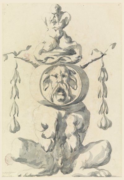 Groteske Figur von Filippo Marchionni