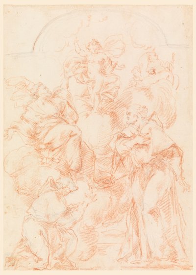 Studie für ein Altarbild mit Christuskind von Filippo Marchionni