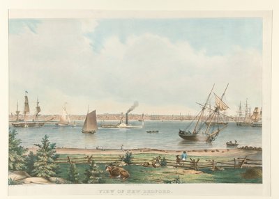 Ansicht von New Bedford. Vom Fort in der Nähe von Fairhaven von Fitz Henry Lane