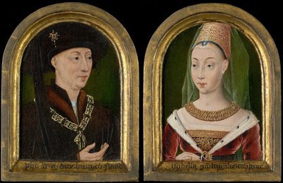 Philipp der Gute, Herzog von Burgund; Isabelle von Bourbon (?) von Flemish