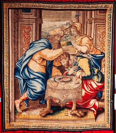 Flämischer Wandteppich. 17. Jahrhundert. von Flemish School