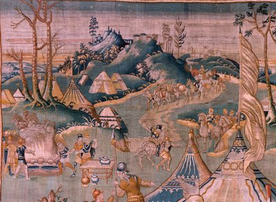 Militärlager am Fluss Granikos von Flemish School