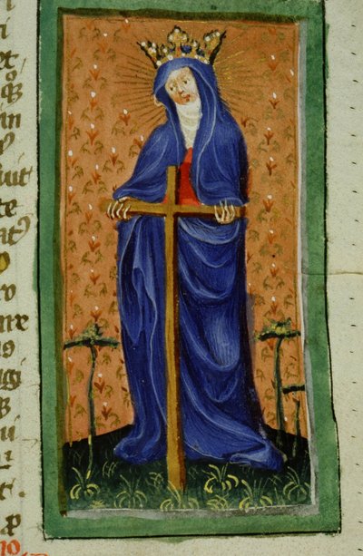 Ms Gen 1111 Seite aus der Legenda Aurea, Brügge, ca. 1400-10 von Flemish School