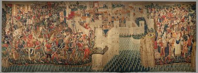 Eroberung von Tanger (Serie Eroberungen von König Alfons I. von Portugal) von Flemish School