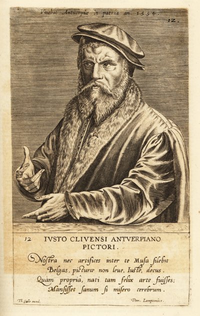 Porträt von Joos van Cleve, flämischer Maler, tätig in Antwerpen, ca. 1485-1540 von Flemish School