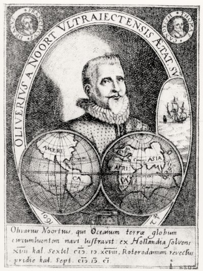 Porträt von Oliver Noort (1558-1627) im Alter von 42 Jahren von Flemish School