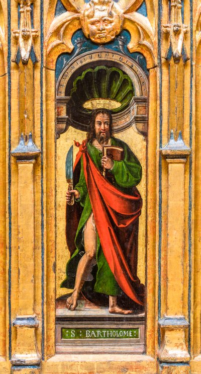 Reliquienschrein, Heiliger Bartholomäus von Flemish School