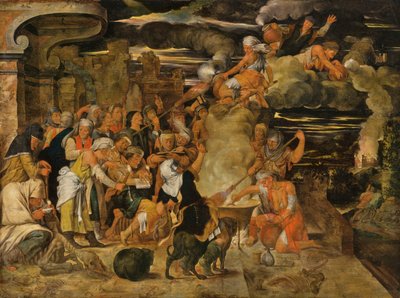 Hexensabbat von Flemish School