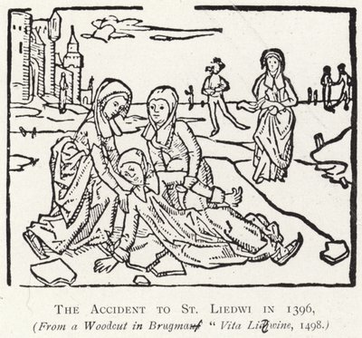 Der Unfall von St. Liedwi im Jahr 1396 von Flemish School
