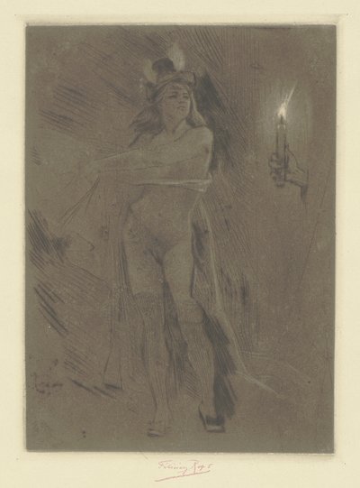 Die Rache einer Frau von Félicien Rops