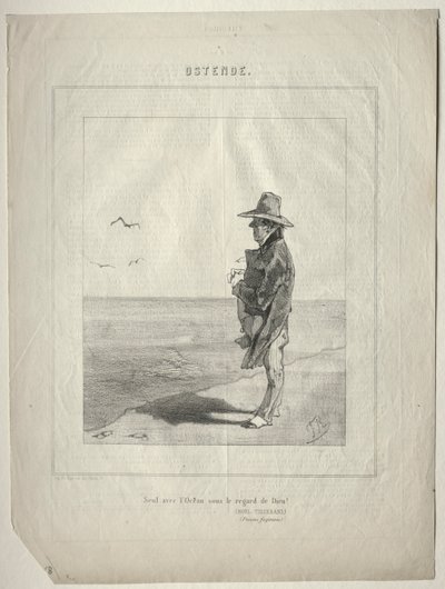 Ostende. Allein mit dem Ozean unter dem Blick Gottes! von Félicien Rops