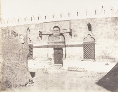 Souâdj, Grab von Mourâd-Bey - Eingang der Moschee, 1851-52, gedruckt 1853-54 von Félix Teynard