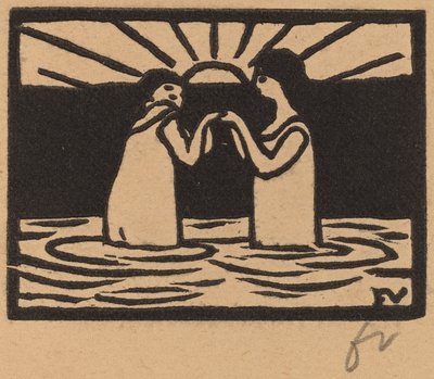 Spielen in der Sonne Jeux au soleil, 1893 von Félix Vallotton