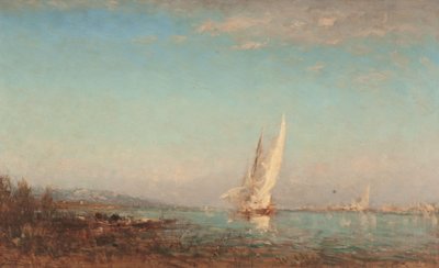 Martigues, das weiße Segel von Félix Ziem