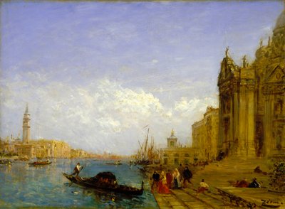 Venezianische Szene von Félix Ziem