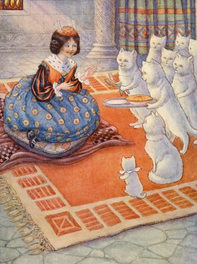 Die Katzen brachten der Prinzessin eine Mäusetorte von Flora White
