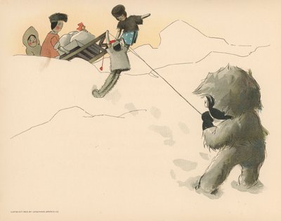 Illustration für The Golliwoggs Polar Adventures von Florence K. Upton