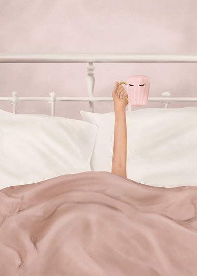 Morgenkaffee im Bett von Flow Line
