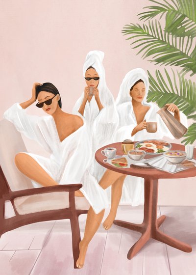 Stilvolles Spa-Brunch von Flow Line