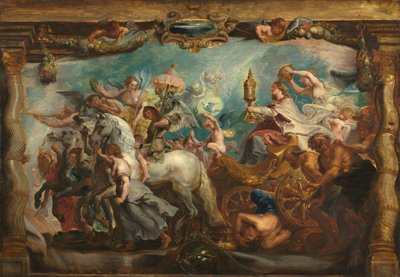 Der Triumph der Kirche von Follower of Peter Paul Rubens