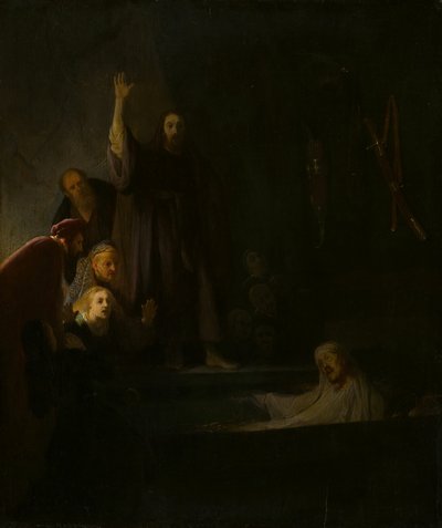 Die Auferweckung des Lazarus von Follower of Rembrandt van Rijn
