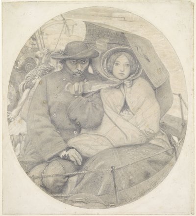 Das letzte von England - Karikatur von Ford Madox Brown