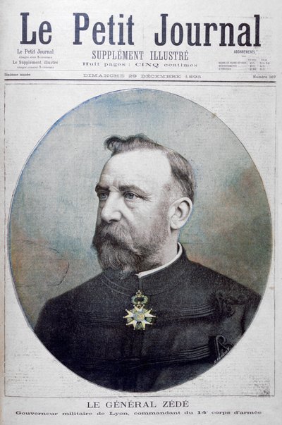 General Zede, Militärgouverneur von Lyon, Frankreich, 1895 von Fortuné Méaulle