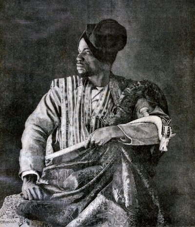 Der Hauptgesandte von Dahomey für König Behanzin in Paris, 1893 von Fortuné Méaulle