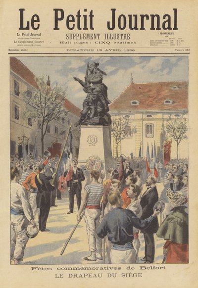 Gedenken an den 25. Jahrestag der Belagerung von Belfort von Fortune Louis Meaulle