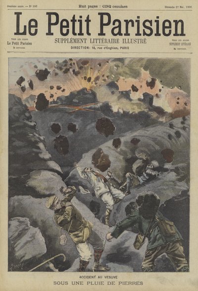 Ausbruch des Vesuvs von Fortune Louis Meaulle