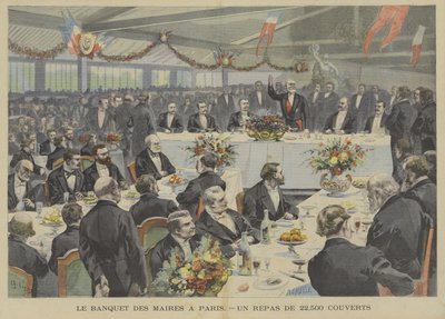 Bürgermeisterbankett in Paris: Ein Essen für 22.500 Personen von Fortune Louis Meaulle