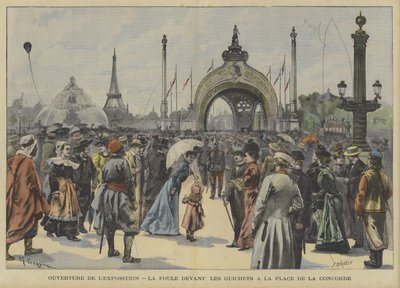 Eröffnung der Weltausstellung 1900 in Paris von Fortune Louis Meaulle
