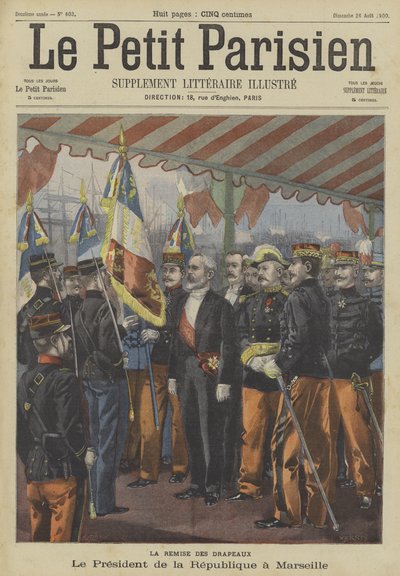 Präsident Loubet von Frankreich besucht Marseille von Fortune Louis Meaulle