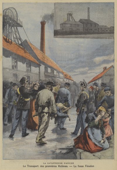 Das Grubenunglück von Aniche, Frankreich von Fortune Louis Meaulle