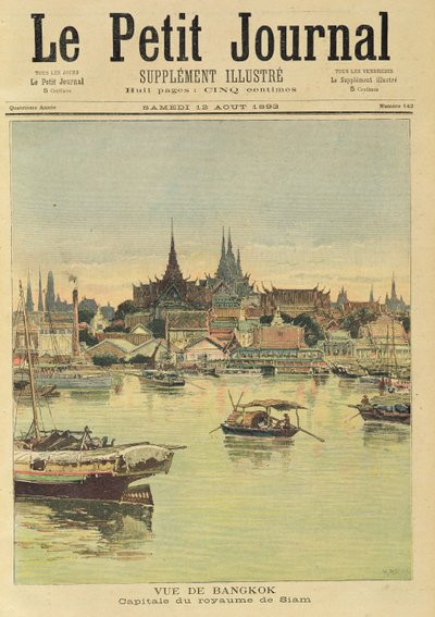 Ansicht von Bangkok, aus 