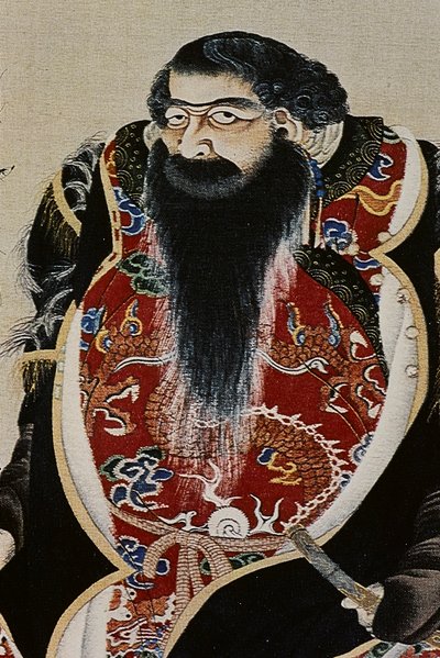 Die großen Führer der Ainu des 18. Jahrhunderts: Itokoi und Shinichi aus Akkeshi, Chosama aus Uraashibetsu und Shonko aus Noshappu, insbesondere, Illustration von Fosco Maraini