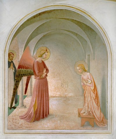 Cella 3: Verkündigung von Fra (c.1387-1455) Angelico