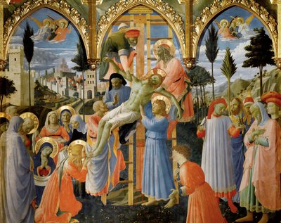 Die Kreuzabnahme von Fra (c.1387-1455) Angelico