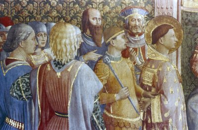 Die Verurteilung von St. Lawrence durch Kaiser Valerian von Fra (c.1400 55) Angelico