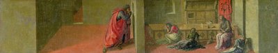 St. Nikolaus beschenkt drei verarmte Mädchen mit seinem Erbe (in der Martelli-Kapelle) von Fra Filippo Lippi