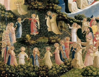Das Jüngste Gericht (Detail), ca. 1432 von Fra Giovanni Angelico da Fiesole