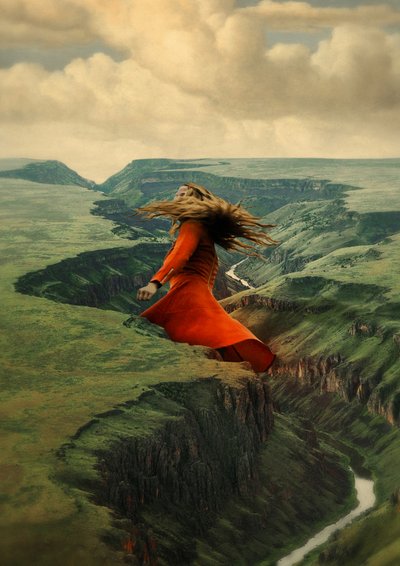 Schwebender Canyon Geist von Fran Rodríguez