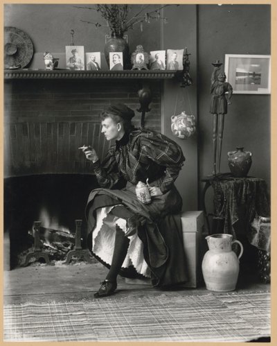 Frances Benjamin Johnston, Selbstporträt (als 