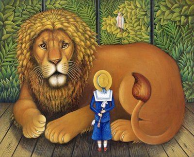 Der Löwe und Albert, 2001 von Frances Broomfield