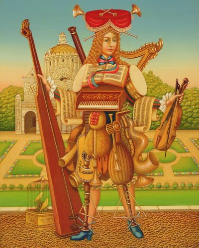 Der Musiker-Garten, 1997 von Frances Broomfield