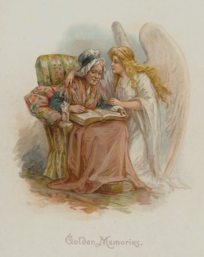 Goldene Erinnerungen (Chromolithographie) von Frances Brundage
