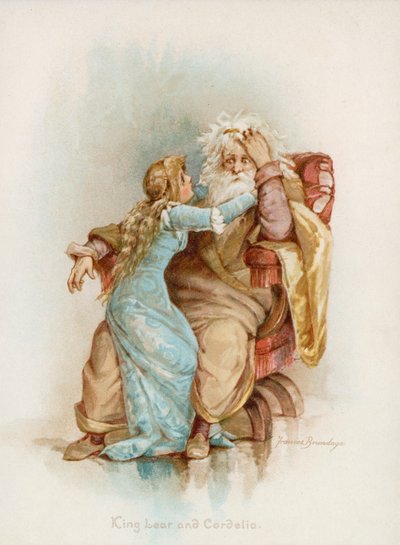 Shakespeares König Lear und Cordelia von Frances Brundage